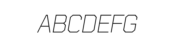 Bender-LightItalic  Free Fonts Download