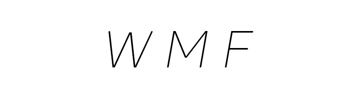 Bender-LightItalic  Free Fonts Download