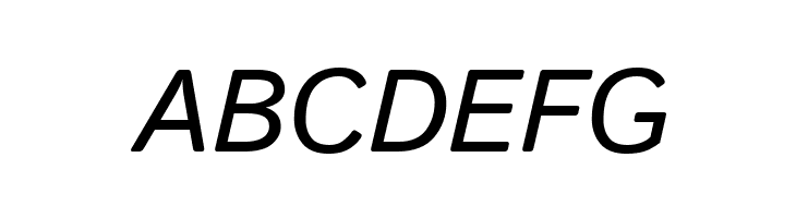 Istok Italic  Free Fonts Download