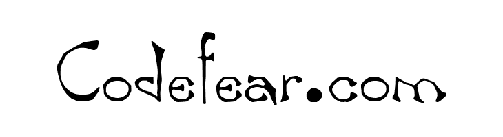 Codefear.com Bart Normal Font
