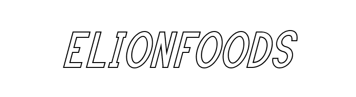 HANDA OUTLINE Italic  Free Fonts Download