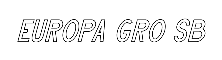 HANDA OUTLINE Italic  Free Fonts Download