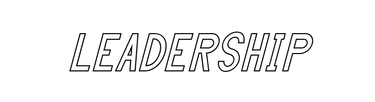 HANDA OUTLINE Italic  Free Fonts Download