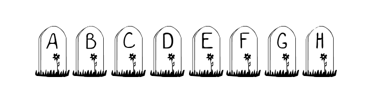 KR Gravestone  Free Fonts Download