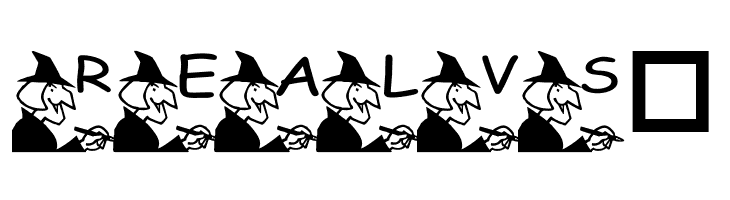 pf_the witch  Free Fonts Download