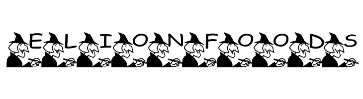 pf_the witch  Free Fonts Download