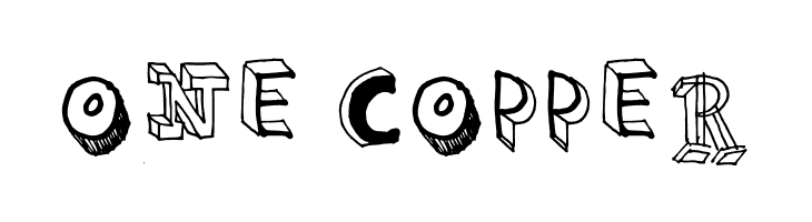 High School Notebook 3d Regular  Free Fonts Download