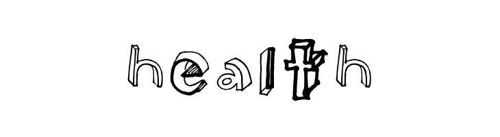 High School Notebook 3d Regular  Free Fonts Download