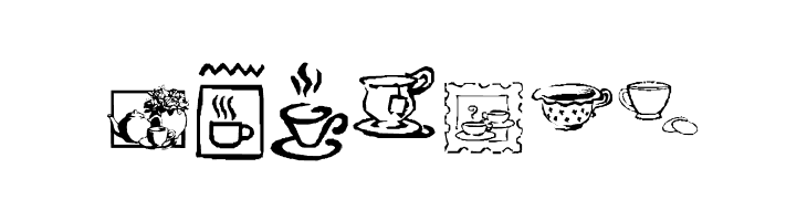 KR Teatime Dings  Free Fonts Download