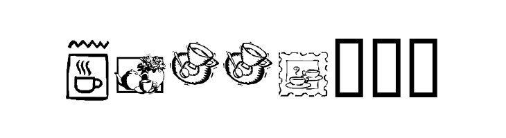 KR Teatime Dings  Free Fonts Download