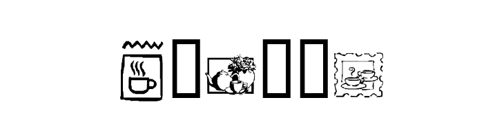 KR Teatime Dings  Free Fonts Download