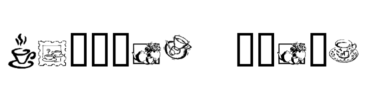 KR Teatime Dings  Free Fonts Download