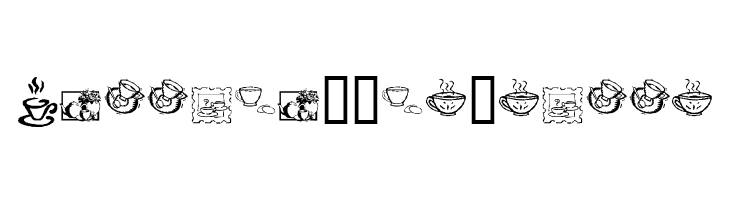 KR Teatime Dings  Free Fonts Download