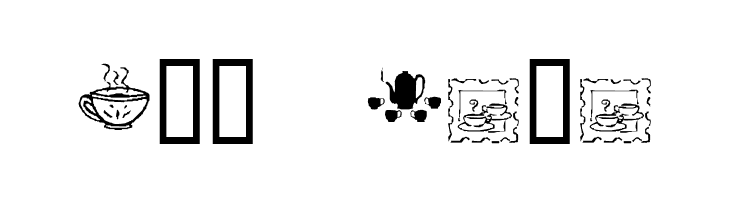 KR Teatime Dings  Free Fonts Download