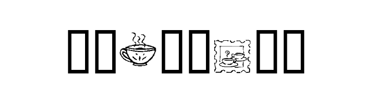 KR Teatime Dings  Free Fonts Download