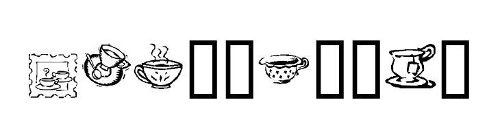 KR Teatime Dings  Free Fonts Download
