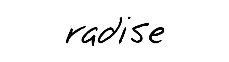 radise Notepad Regular Font