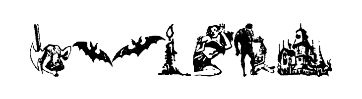 Horror Dingbats Eerie Edition  Free Fonts Download