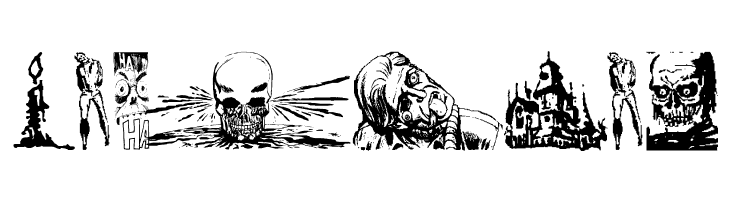 Horror Dingbats Eerie Edition  Free Fonts Download