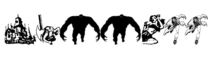 Horror Dingbats Eerie Edition  Free Fonts Download