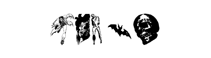 Horror Dingbats Eerie Edition  Free Fonts Download