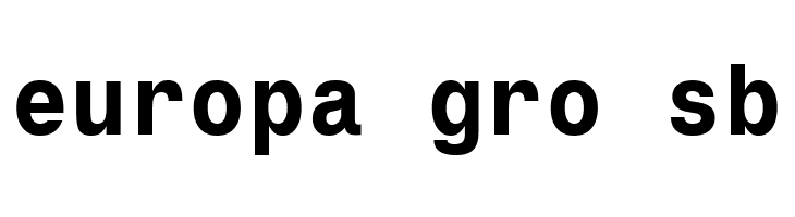 Monospace 821 Bold BT  Free Fonts Download
