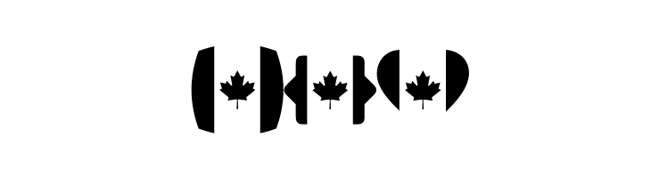 Font Canada Color  Free Fonts Download