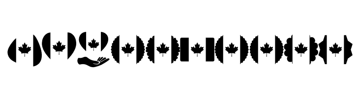 Font Canada Color  Free Fonts Download