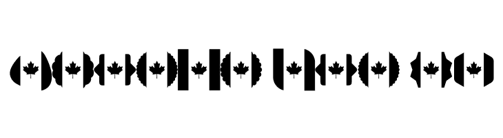 Font Canada Color  Free Fonts Download