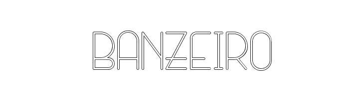 SANSI Outline  Free Fonts Download