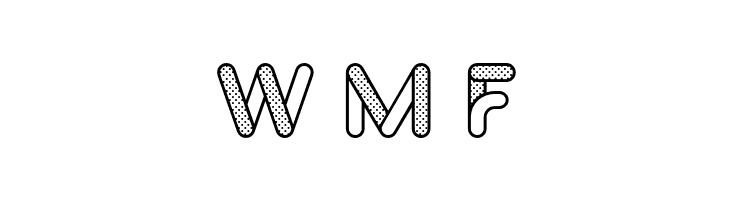 Skrova Parts Outline Dotted 1  Free Fonts Download