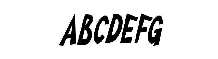 Super Toons Italic  Free Fonts Download