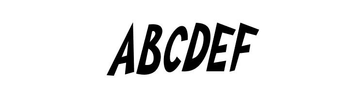 Super Toons Italic  Free Fonts Download