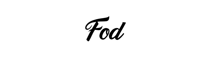 Fod Heidy Indigo Font