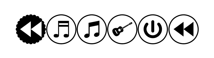 font bottons music pro  Free Fonts Download