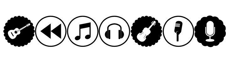 font bottons music pro  Free Fonts Download