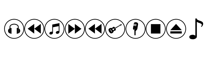 font bottons music pro  Free Fonts Download