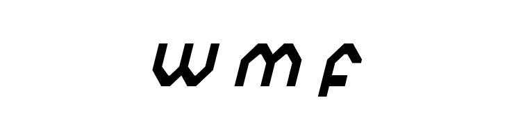 Charlie's Angles Condensed Italic  Free Fonts Download