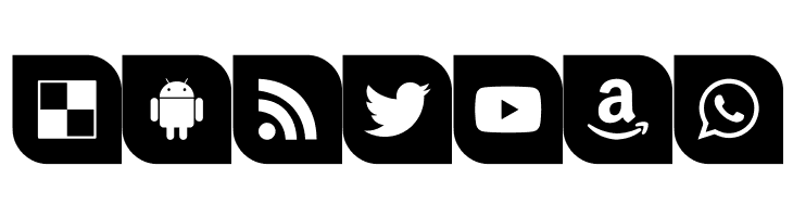 Icons Social Media 1  Free Fonts Download