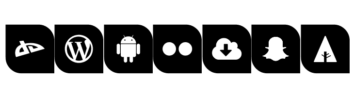 Icons Social Media 1  Free Fonts Download