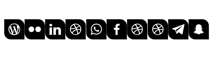 Icons Social Media 1  Free Fonts Download