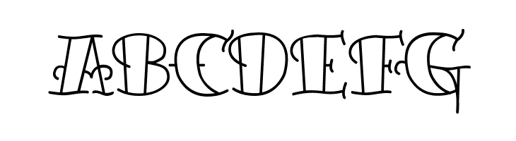 TattooLetteringOpen  Free Fonts Download