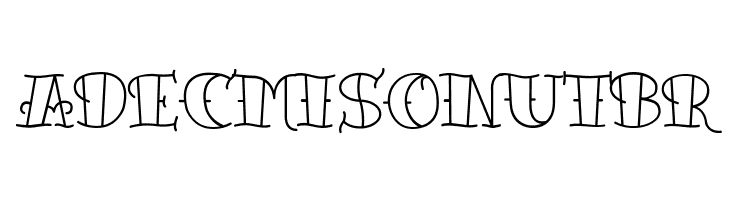 TattooLetteringOpen  Free Fonts Download