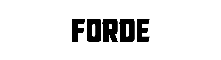 forde American Kestrel Straight Cond Font