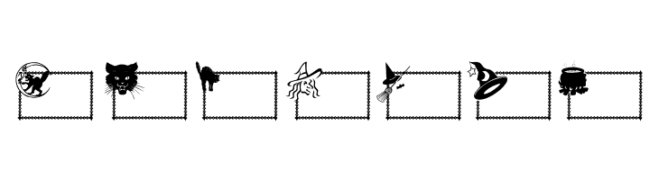 LCR Frightful Frames   Free Fonts Download