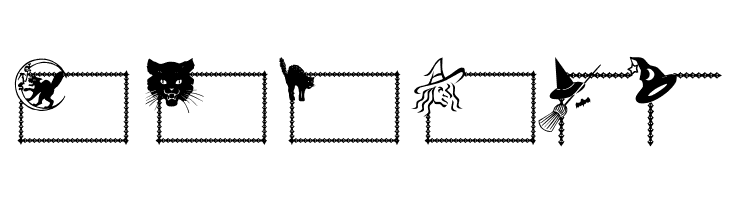 LCR Frightful Frames   Free Fonts Download