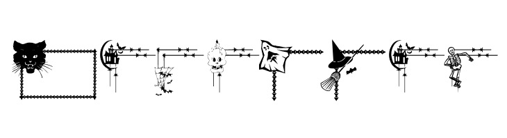 LCR Frightful Frames   Free Fonts Download