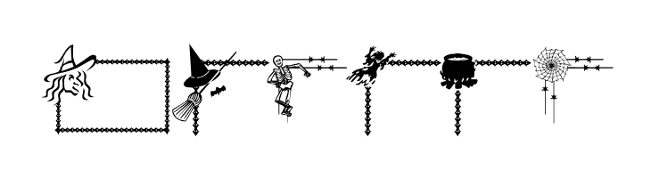 LCR Frightful Frames   Free Fonts Download