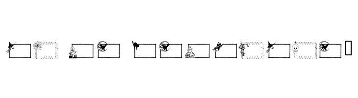 LCR Frightful Frames   Free Fonts Download