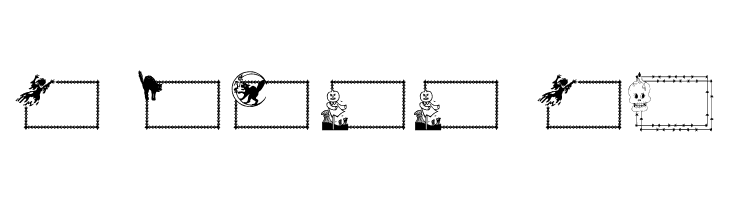 LCR Frightful Frames   Free Fonts Download